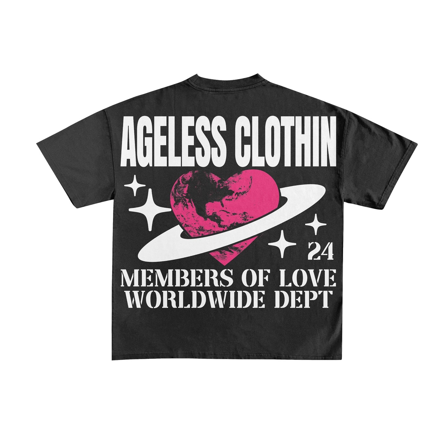 Ageless Clothing Members of Love World Wide Dept T-Shirt